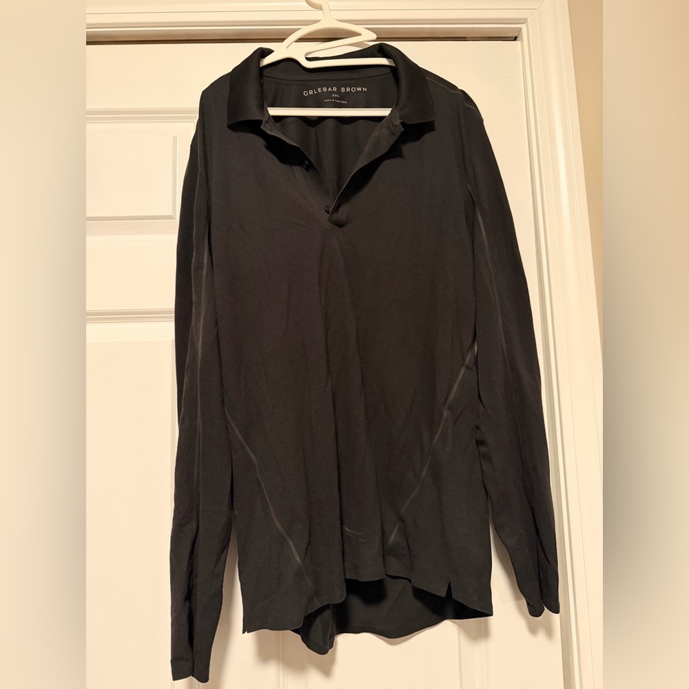 Orlebar Brown Black Shirt